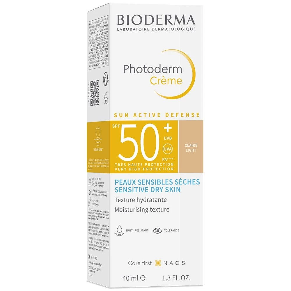 Protezione Solare Viso Crema Colorata Spf 50+ Tubo Da 40ml Photoderm Peaux Sensibles Sèches Bioderma 3 Protezione Solare Viso Crema Colorata Spf 50+ Tubo Da 40ml Photoderm Peaux Sensibles Sèches Bioderma - immagine 3