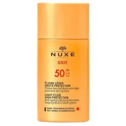 Fluido Leggero Alta Protezione SPF50 50ml Sun Pelli Normali E Miste. Nuxe