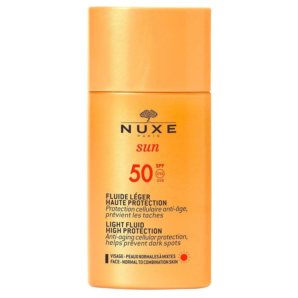Fluido Leggero Alta Protezione SPF50 50ml Sun Pelli Normali E Miste. Nuxe 1 Fluido Leggero Alta Protezione SPF50 50ml Sun Pelli Normali E Miste. Nuxe