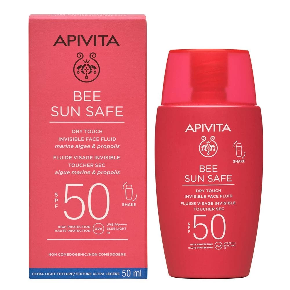 Fluido Viso Invisibile SPF50 50ml Bee Sun Safe Apivita 1 Fluido Viso Invisibile SPF50 50ml Bee Sun Safe Apivita