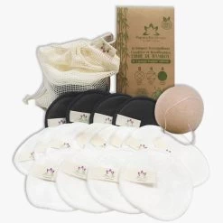 Dischetti Struccanti In Fibra Di Bambù Lavabili E Riutilizzabili + Spugna Konjac In Omaggio X16 Pharma Bio Univers -Negozi di cosmetici 103603