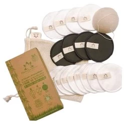 Dischetti Struccanti In Fibra Di Bambù Lavabili E Riutilizzabili + Spugna Konjac In Omaggio X16 Pharma Bio Univers -Negozi di cosmetici 103604