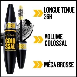 Mascara Waterproof 36H Nero 9.5ml Colossal Maybelline New York -Negozi di cosmetici 103715