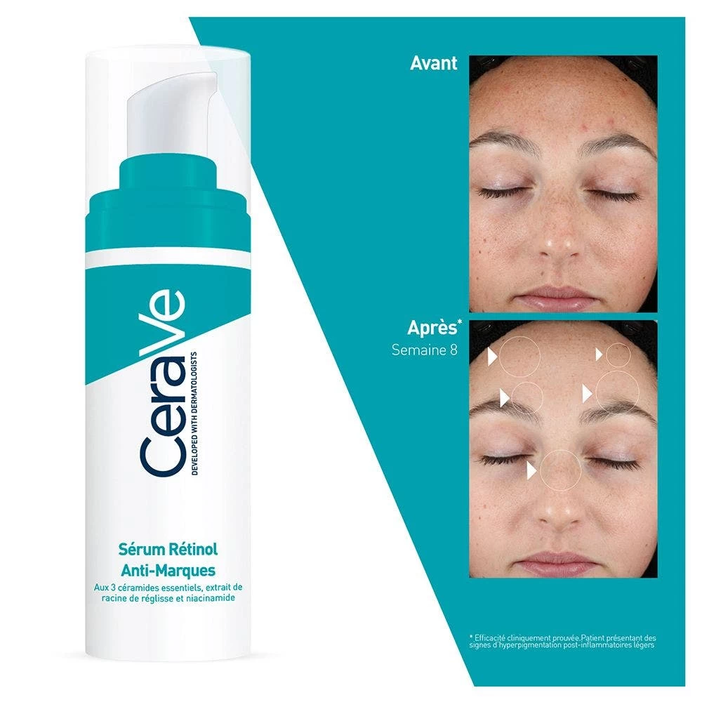 Siero Anti-segni Con Retinolo 30ml Cerave 3 Siero Anti-segni Con Retinolo 30ml Cerave - immagine 3