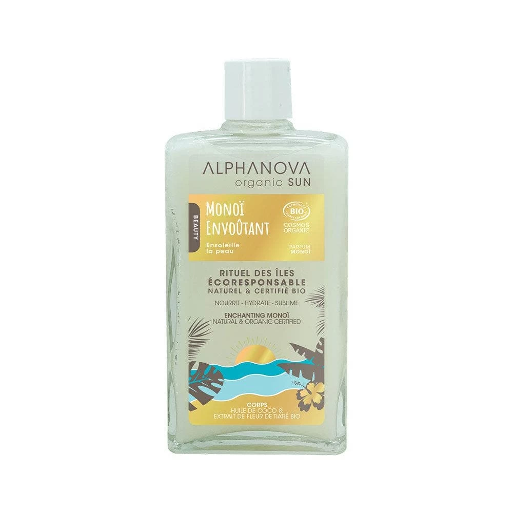 Ammaliante Monoi Biologico 100ml Sun Alphanova 1 Ammaliante Monoi Biologico 100ml Sun Alphanova