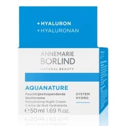 Crema Idratante Per La Notte 50ml Aquanature Pelle Disidratata AnneMarie Börlind