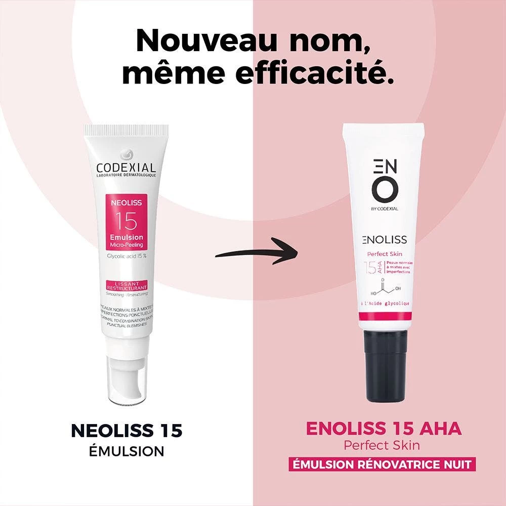 Perfect Skin 15 Emulsione AHA 30ml Enoliss ENO Laboratoire Codexial 2 Perfect Skin 15 Emulsione AHA 30ml Enoliss ENO Laboratoire Codexial - immagine 2
