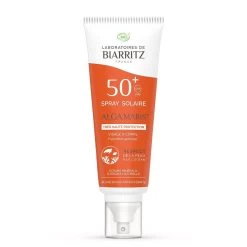 Spray Solare SPF50+ Bio 100ml Soins Solaires Très Haute Protection Naturelle Laboratoires De Biarritz