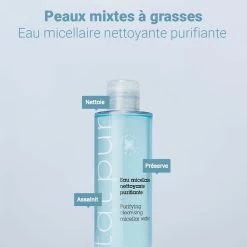 Acqua Micellare Detergente Purificante Per Viso E Occhi 200 Ml Nettoyants Purs Pelle Da Mista A Grassa Etat Pur -Negozi di cosmetici 116900
