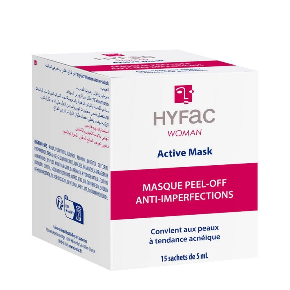 Trattamento Peel Con Maschera Attiva 15 Bustine Da 5 Ml Woman Pelle A Tendenza Acneica Hyfac 1 Trattamento Peel Con Maschera Attiva 15 Bustine Da 5 Ml Woman Pelle A Tendenza Acneica Hyfac