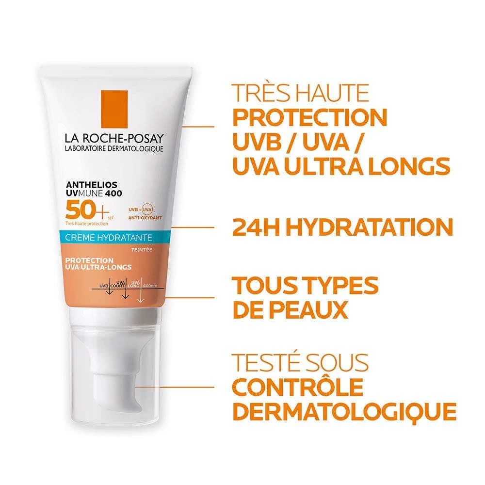 Crema Solare Idratante Colorata Con Profumo Protezione Molto Alta SPF 50+ 50ml La Roche-Posay 5 Crema Solare Idratante Colorata Con Profumo Protezione Molto Alta SPF 50+ 50ml La Roche-Posay - immagine 5