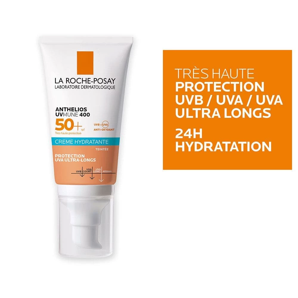 Crema Solare Idratante Colorata Con Profumo Protezione Molto Alta SPF 50+ 50ml La Roche-Posay 2 Crema Solare Idratante Colorata Con Profumo Protezione Molto Alta SPF 50+ 50ml La Roche-Posay - immagine 2