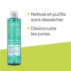 A Derma Gel Detergente Schiumogeno Purificante Bio 200ml Biology AC Pelle Grassa A Tendenza Acneica A-Derma -Negozi di cosmetici 122682