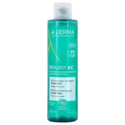 A Derma Gel Detergente Schiumogeno Purificante Bio 200ml Biology AC Pelle Grassa A Tendenza Acneica A-Derma