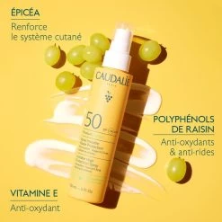 Solare Spray Spf50 Viso E Corpo 150ml Vinosun Caudalie -Negozi di cosmetici 123413