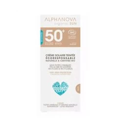 Crema Colorata Bio Ad Altissima Protezione Spf50+ 50g Organic Sun Pelle Sensibile E Reattiva Alphanova