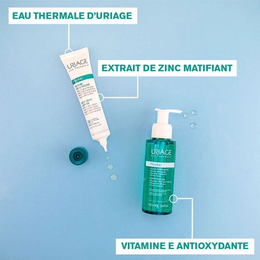 Olio Purificante Pelle Acneica 100ml Hyseac Uriage 2 Olio Purificante Pelle Acneica 100ml Hyseac Uriage - immagine 2