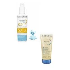 Spray SPF50+ E Olio Doccia Atoderm Photoderm Pediatrics Bioderma