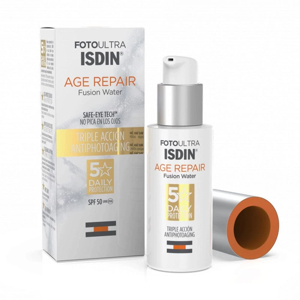 Foto Ultra ISDIN Age Repair Fusion Water SPF50 50ml Age Repair Triplice Azione Isdin 1 Foto Ultra ISDIN Age Repair Fusion Water SPF50 50ml Age Repair Triplice Azione Isdin