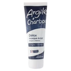 Maschera Detox Al Carbone Per Viso E Capelli 300g Argile