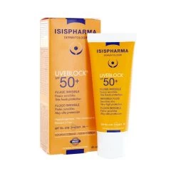 Invisible Fluido Spf50+ Pelle Sensibile 40 Ml Uveblock Isispharma