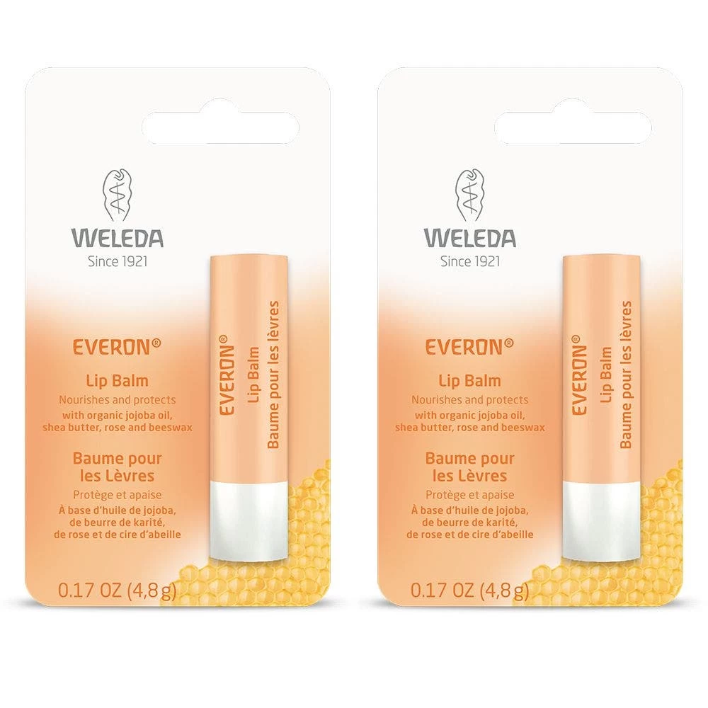 Everon Stick Proteggi Labbra 2x4.8g Weleda 1 Everon Stick Proteggi Labbra 2x4.8g Weleda