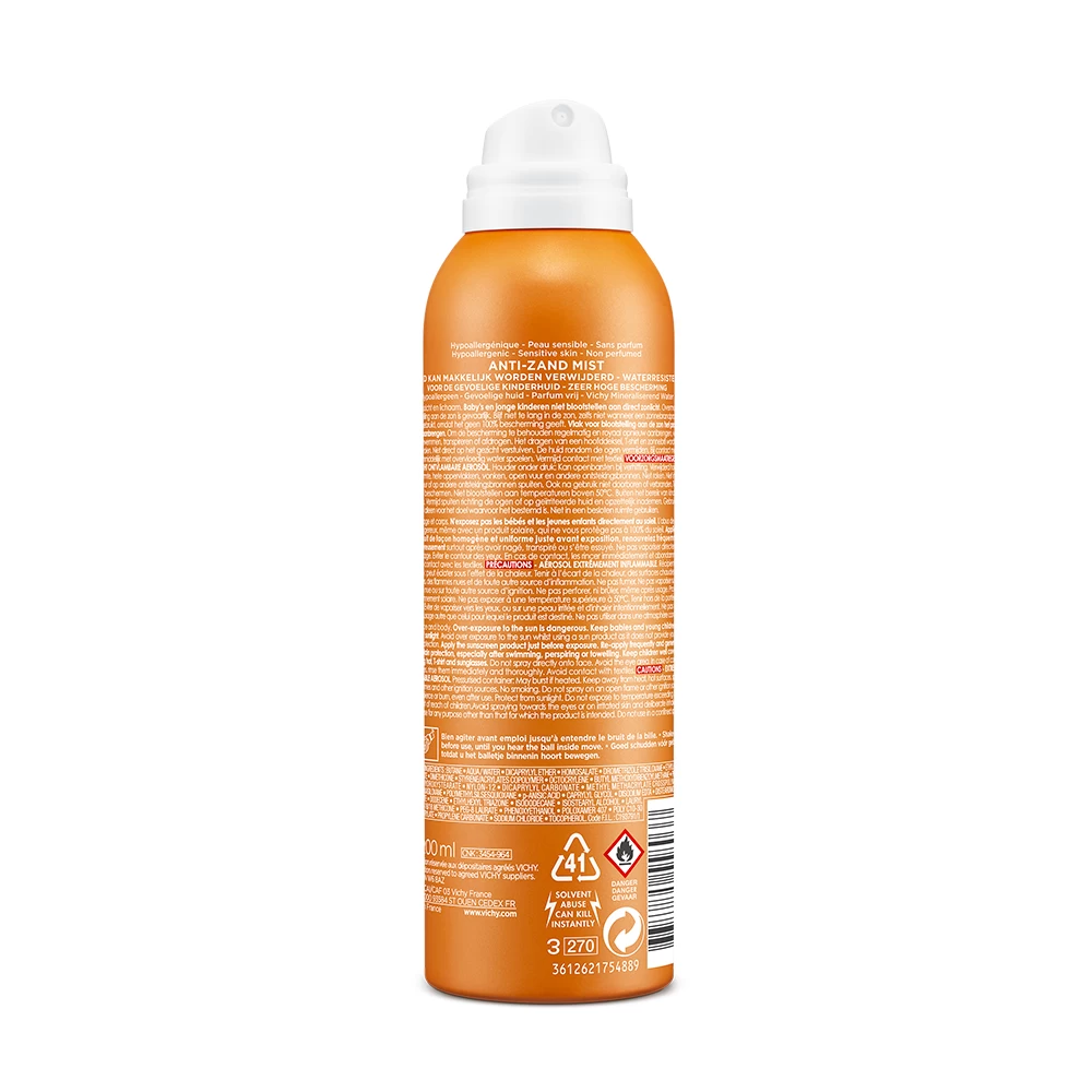Nebbia Antisabbia Per Bambini Spf50+ 200 Ml Ideal Soleil Vichy 2 Nebbia Antisabbia Per Bambini Spf50+ 200 Ml Ideal Soleil Vichy - immagine 2