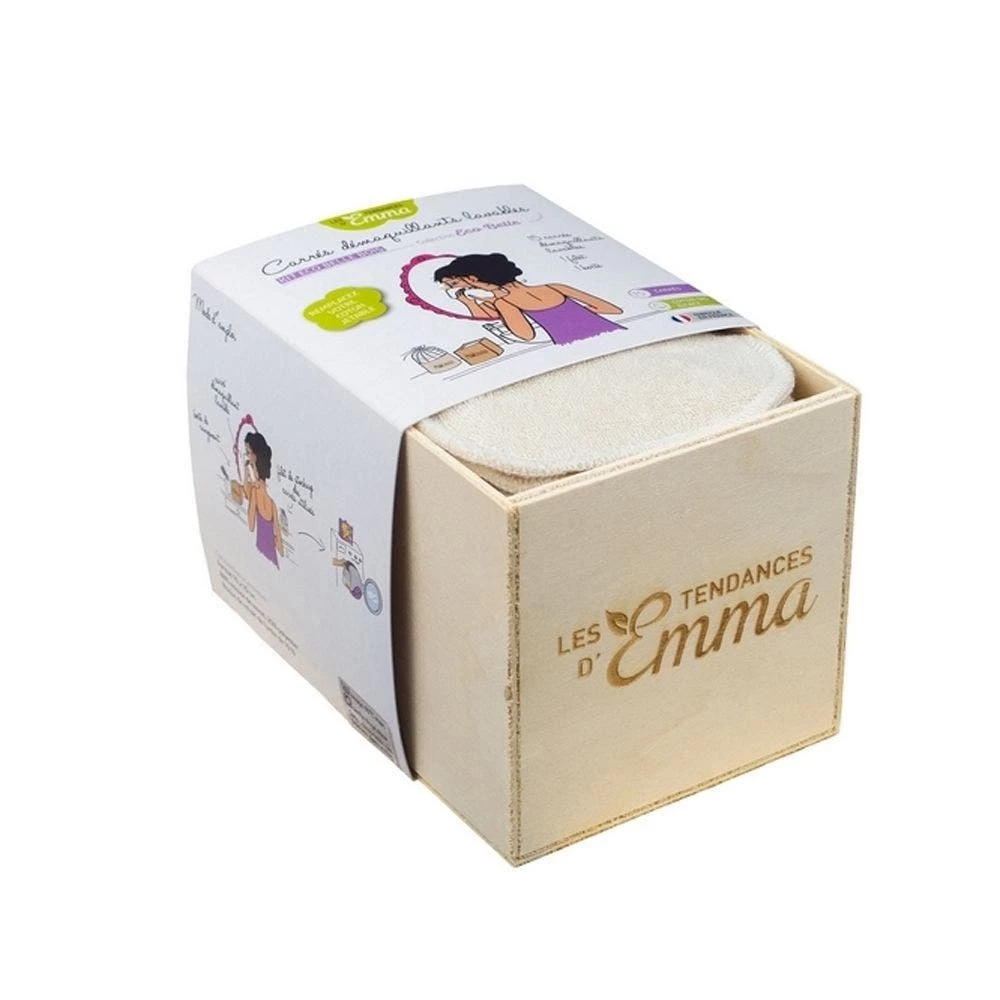 Kit Di Bifacciali In Legno E Cotone Organico Eco Belle X15 Les Tendances D'Emma 2 Kit Di Bifacciali In Legno E Cotone Organico Eco Belle X15 Les Tendances D'Emma - immagine 2