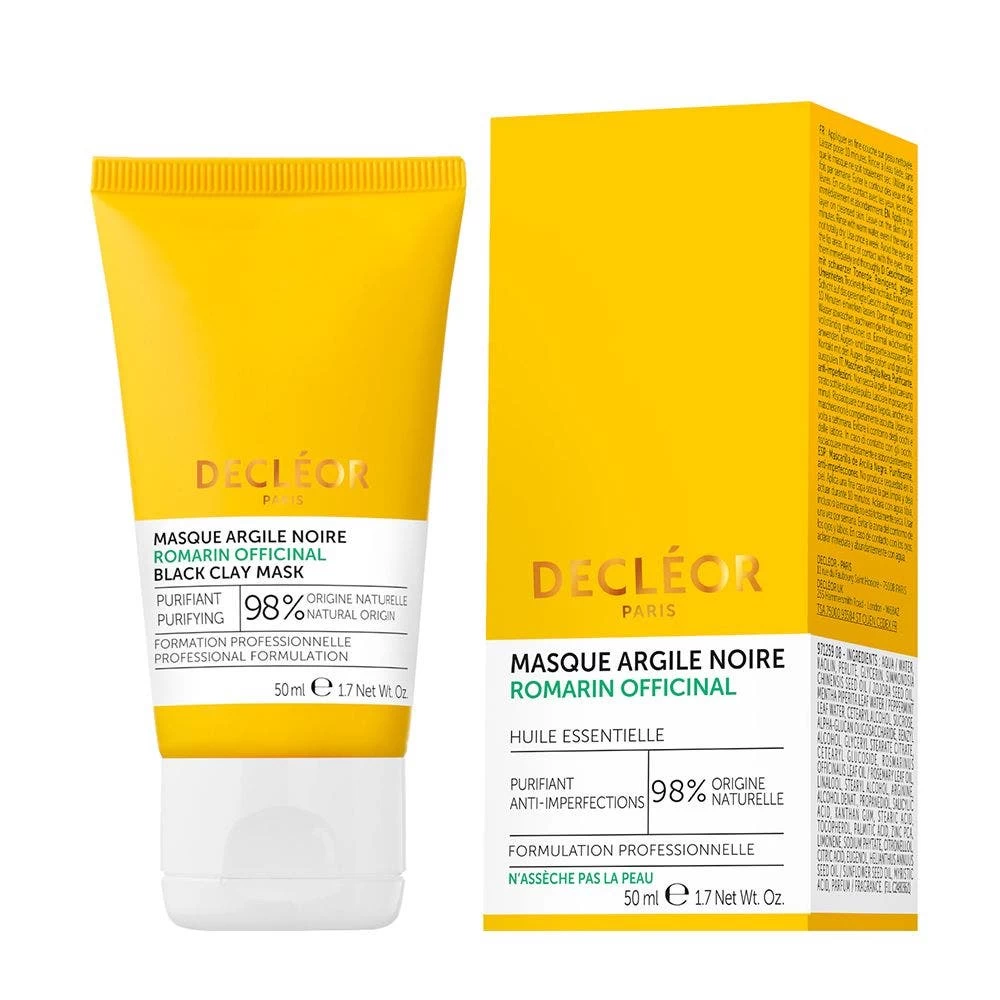 DECLÉOR Maschera Viso Opacizzante All'Argilla Nera 50ml Romarin Officinal Decléor 1 DECLÉOR Maschera Viso Opacizzante All'Argilla Nera 50ml Romarin Officinal Decléor