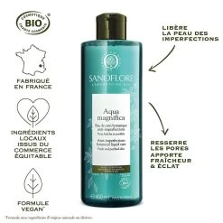 Lozione Viso Oli Essenziali 400ml Magnifica Peau Grasse Tendance Acnéique Sanoflore -Negozi di cosmetici 81474
