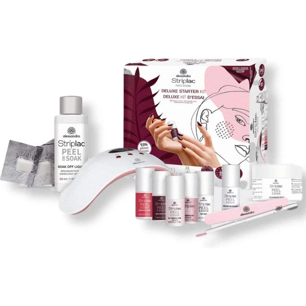 Kit Premium Per Il Peeling O L'ammollo Striplac Semi-permanent Alessandro 1 Kit Premium Per Il Peeling O L'ammollo Striplac Semi-permanent Alessandro