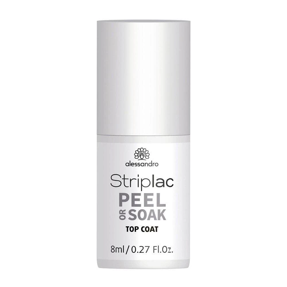 Smalto Top Coat Peel Or Soak 8ml Striplac Semi-permanent Alessandro 1 Smalto Top Coat Peel Or Soak 8ml Striplac Semi-permanent Alessandro