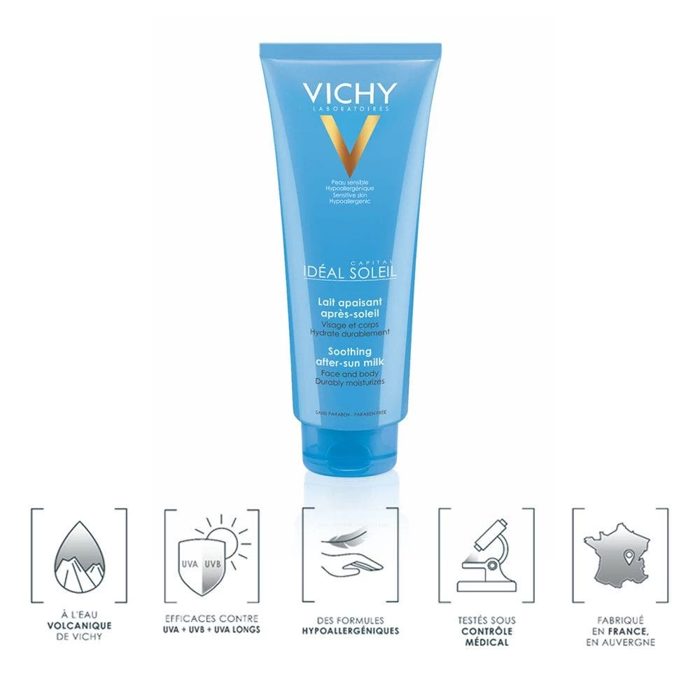 Latte Doposole Lenitivo 300ml Ideal Soleil Vichy 5 Latte Doposole Lenitivo 300ml Ideal Soleil Vichy - immagine 5