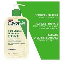Olio Detergente Schiumogeno Idratante 473ml Cleanse Corps Per Pelli Da Normali A Molto Secche Cerave -Negozi di cosmetici 89459