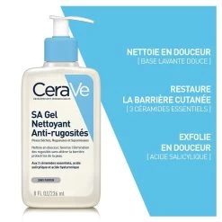 Gel Detergente All'acido Salicilico 236ml Body SA Pelli Secche, Ruvide E Screpolate Cerave -Negozi di cosmetici 90186