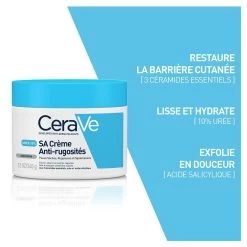 Crema Levigante 10% Urea E Acido Salicilico 340g Body SA Peaux Seches Cerave 12 Crema Levigante 10% Urea E Acido Salicilico 340g Body SA Peaux Seches Cerave -Negozi di cosmetici 90202