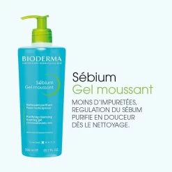 Gel Detergente E Purificante 500ml Sebium Peau Mixte, Grasse Bioderma 10 Gel Detergente E Purificante 500ml Sebium Peau Mixte, Grasse Bioderma -Negozi di cosmetici 90984