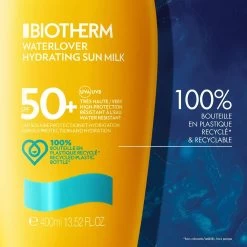 Latte Solare Spf50 + Flacone Con Erogatore 400ml Solaire Biotherm -Negozi di cosmetici 91238