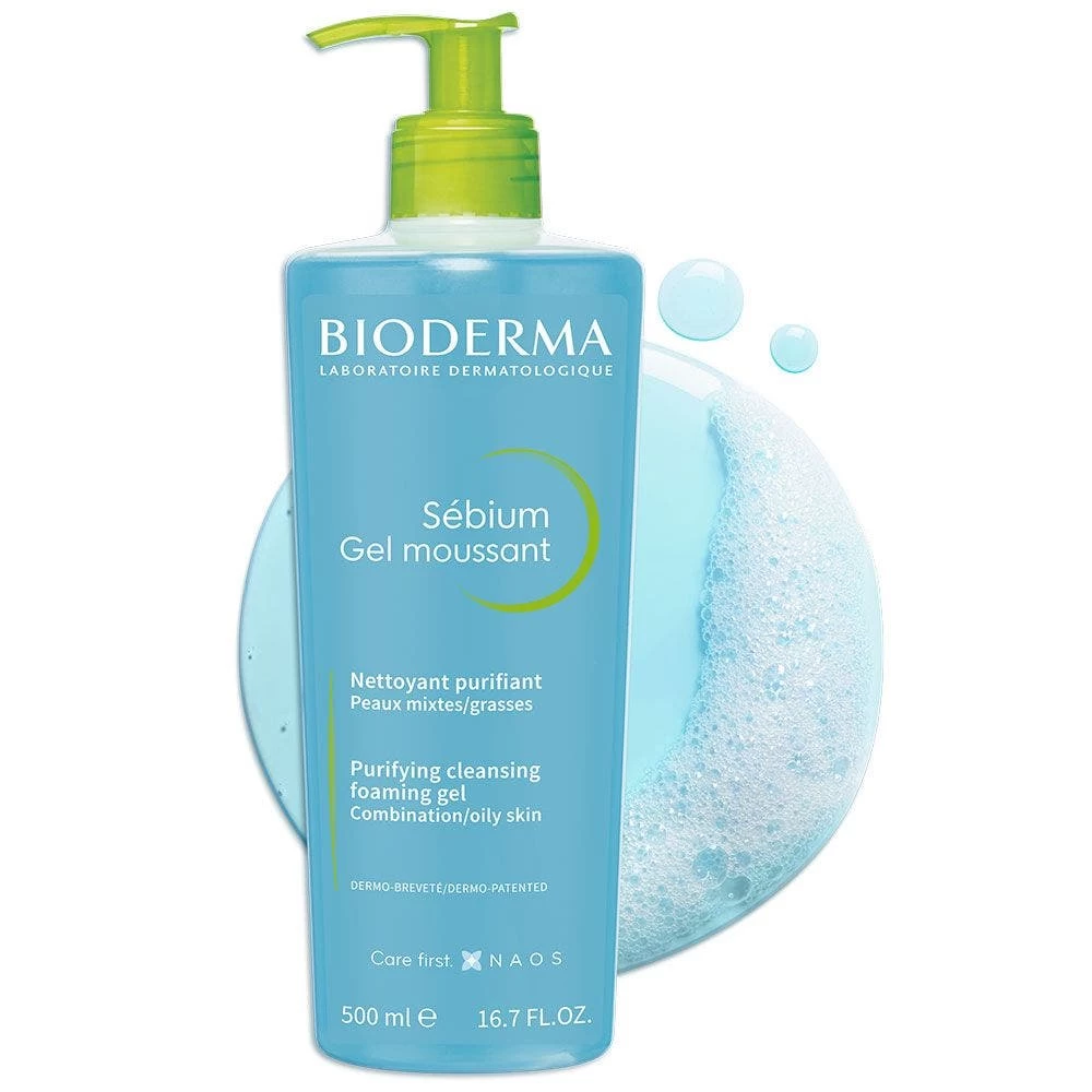 Gel Detergente E Purificante 500ml Sebium Peau Mixte, Grasse Bioderma 3 Gel Detergente E Purificante 500ml Sebium Peau Mixte, Grasse Bioderma - immagine 3