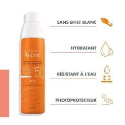 Protezione Solare Spray Spf50+ Pelli Sensibili 200ml Solaire Avène -Negozi di cosmetici 95014