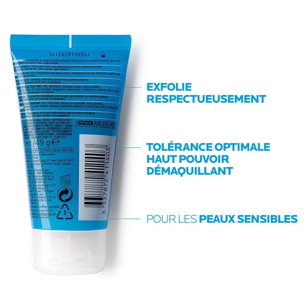 Esfoliante Delicato Viso Pelle Sensibile 50ML Toilette Physiologique Peau Sensible La Roche-Posay 4 Esfoliante Delicato Viso Pelle Sensibile 50ML Toilette Physiologique Peau Sensible La Roche-Posay - immagine 4