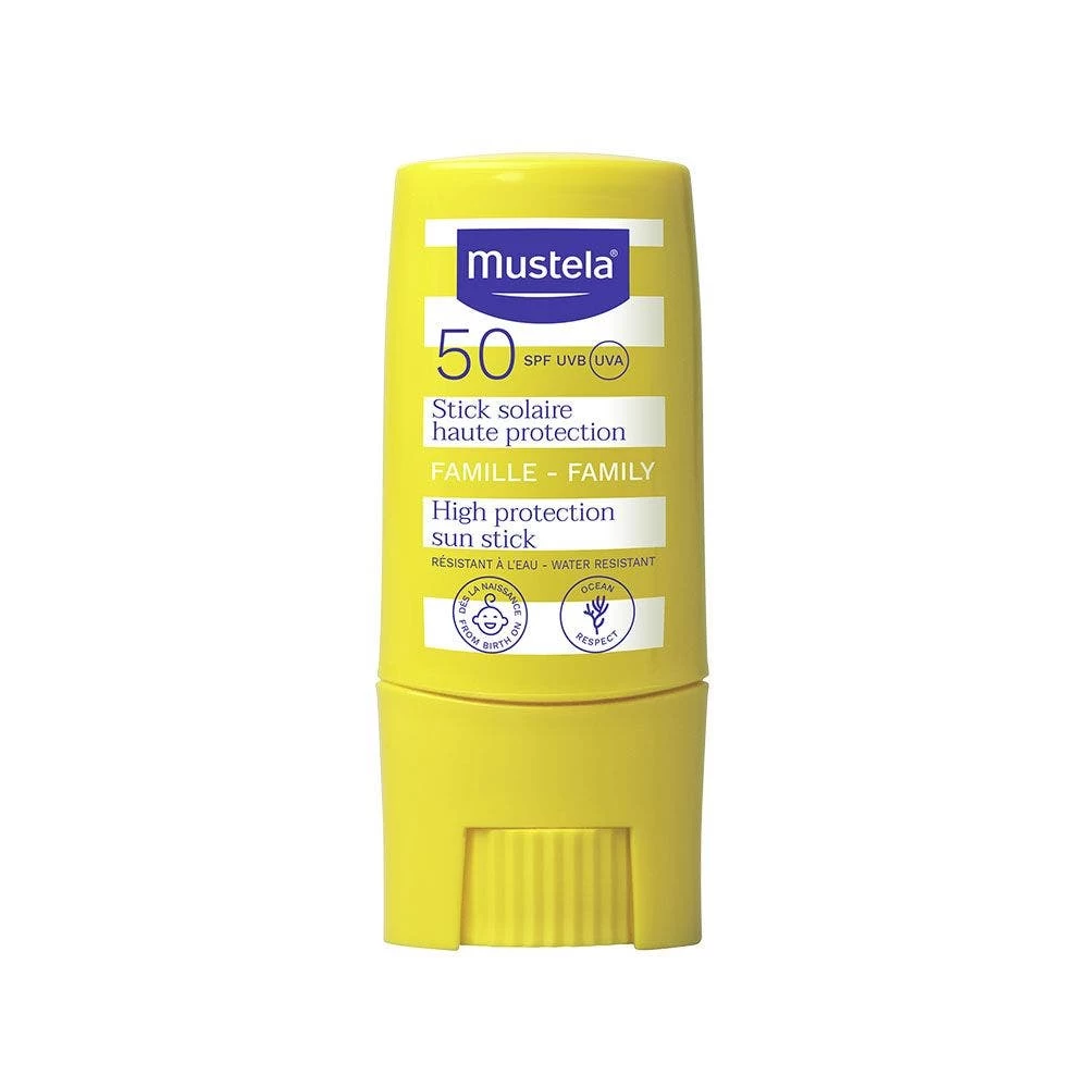 Stick Solare Ad Alta Protezione SPF50 Famiglia 9ml Mustela 1 Stick Solare Ad Alta Protezione SPF50 Famiglia 9ml Mustela