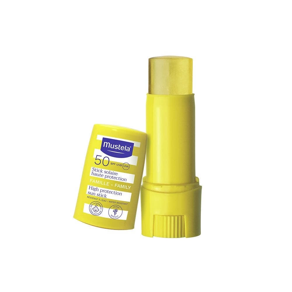 Stick Solare Ad Alta Protezione SPF50 Famiglia 9ml Mustela 2 Stick Solare Ad Alta Protezione SPF50 Famiglia 9ml Mustela - immagine 2