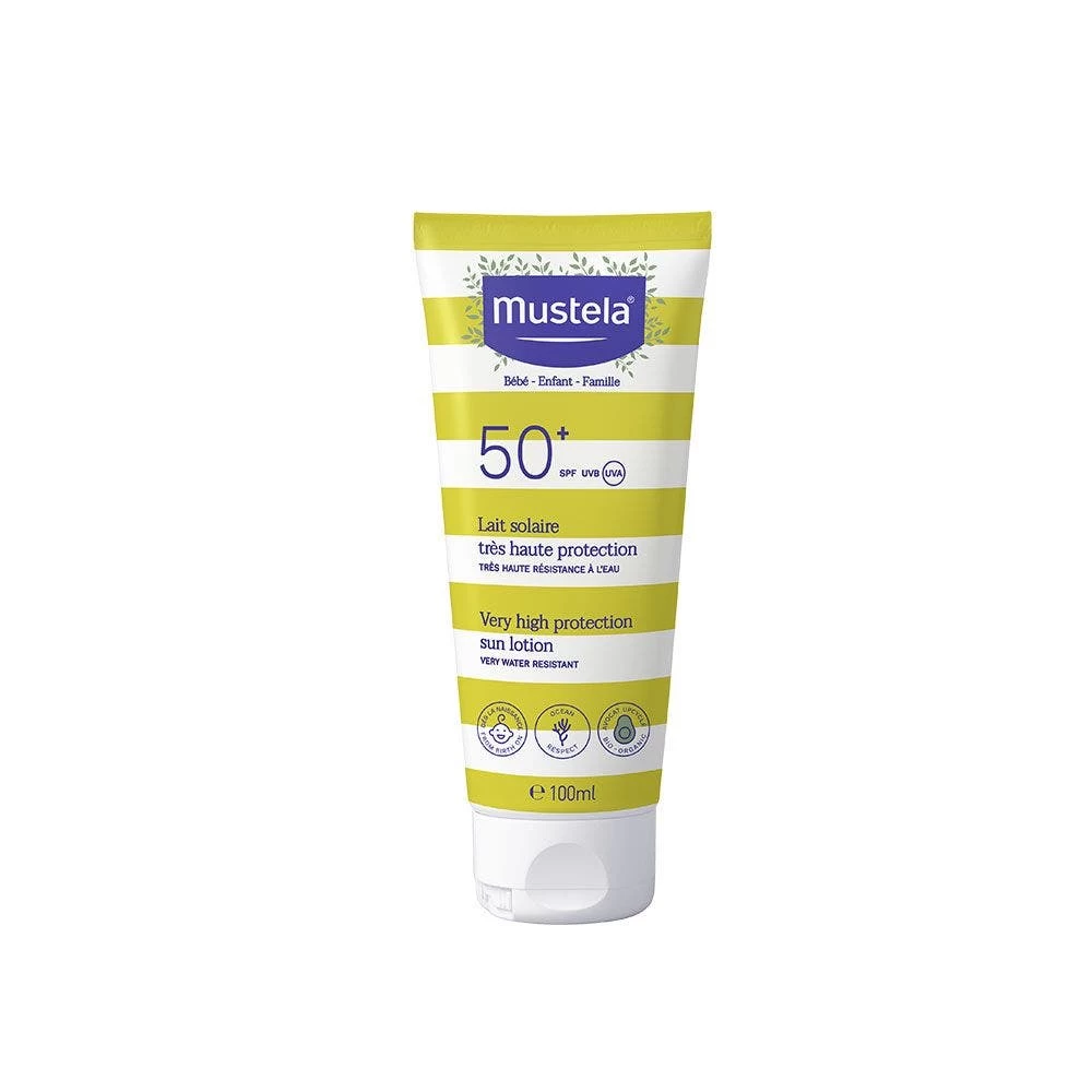 Latte Solare SPF50+ Protezione Molto Alta 100ml Mustela 1 Latte Solare SPF50+ Protezione Molto Alta 100ml Mustela