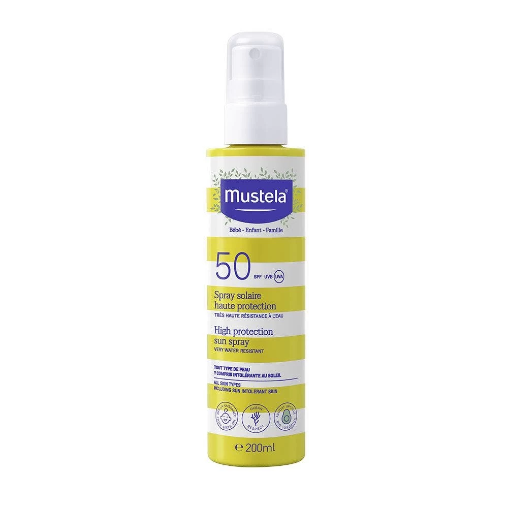 Spray Solare Ad Alta Protezione SPF50 200 Ml Mustela 1 Spray Solare Ad Alta Protezione SPF50 200 Ml Mustela