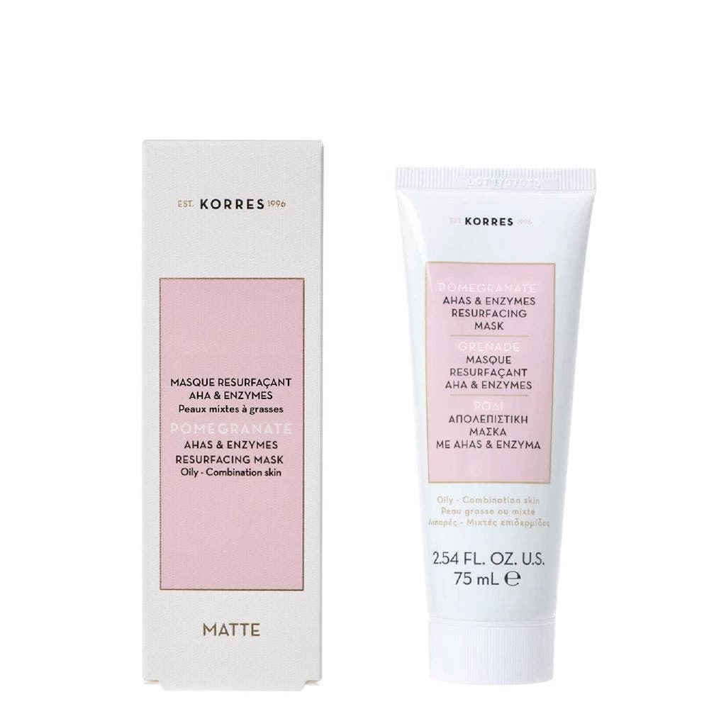 Maschera Resurface AHA E Melograno (pelle Da Mista A Grassa) 75ml Grenade Korres 2 Maschera Resurface AHA E Melograno (pelle Da Mista A Grassa) 75ml Grenade Korres - immagine 2
