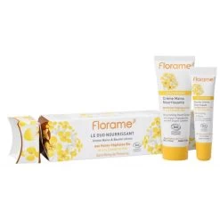 Duo Nutriente Di Crema Per Le Mani E Balsamo Per Le Labbra Biologici 50ml + 15ml Nutrition Florame