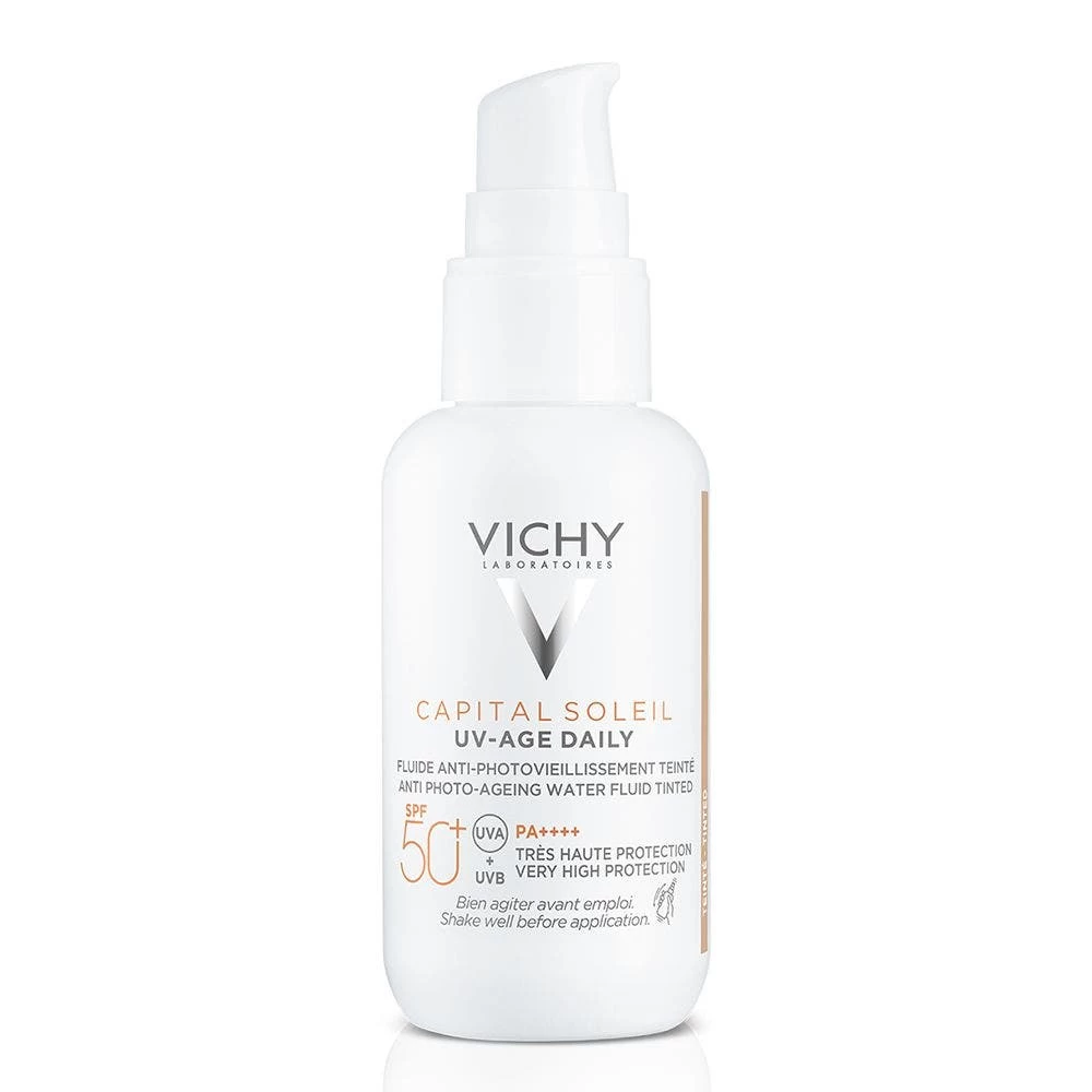 Fluido Colorato Anti-foto-invecchiamento Spf50+ 40 Ml Capital Soleil Uv-Age Daily Vichy 1 Fluido Colorato Anti-foto-invecchiamento Spf50+ 40 Ml Capital Soleil Uv-Age Daily Vichy